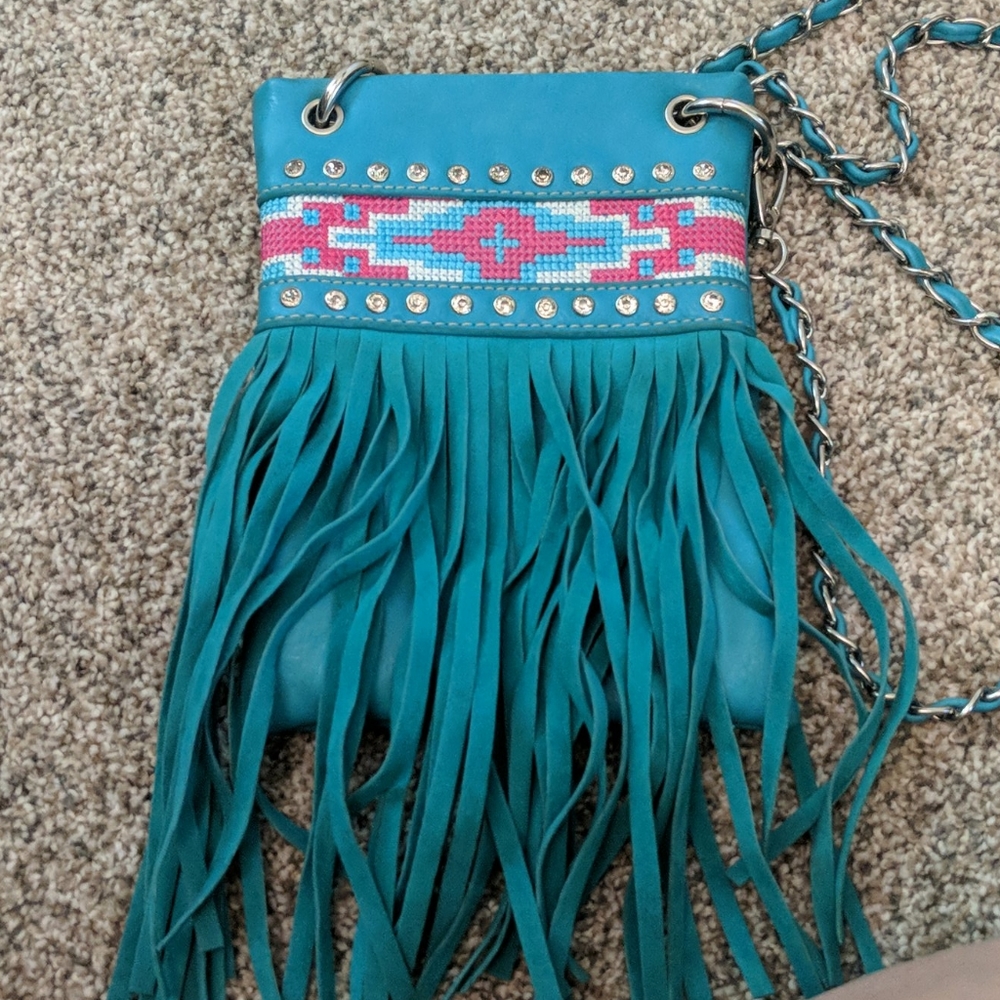 Fringe purse